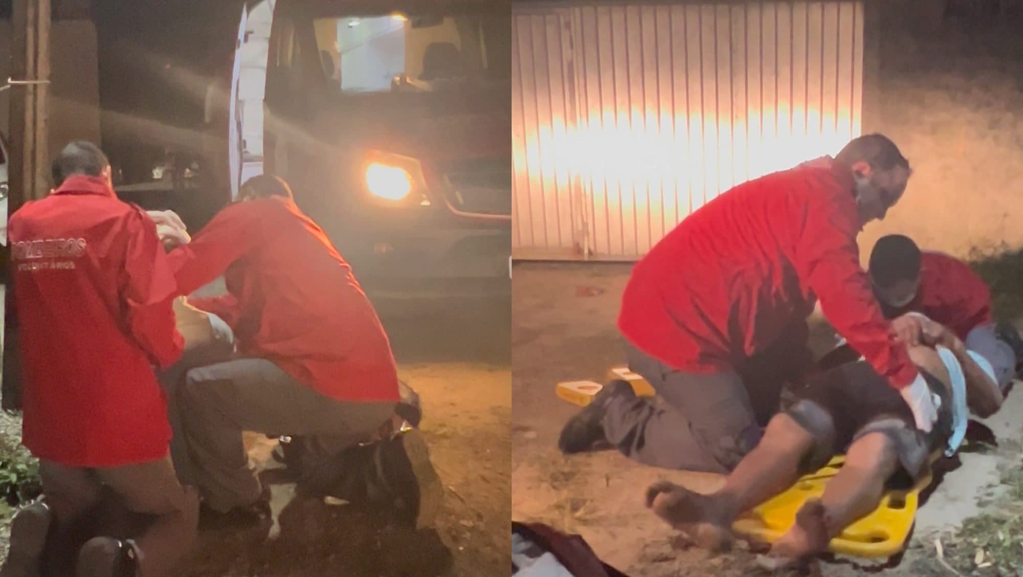 Homem é espancado a pauladas e mobiliza Bombeiros Voluntários em Penha