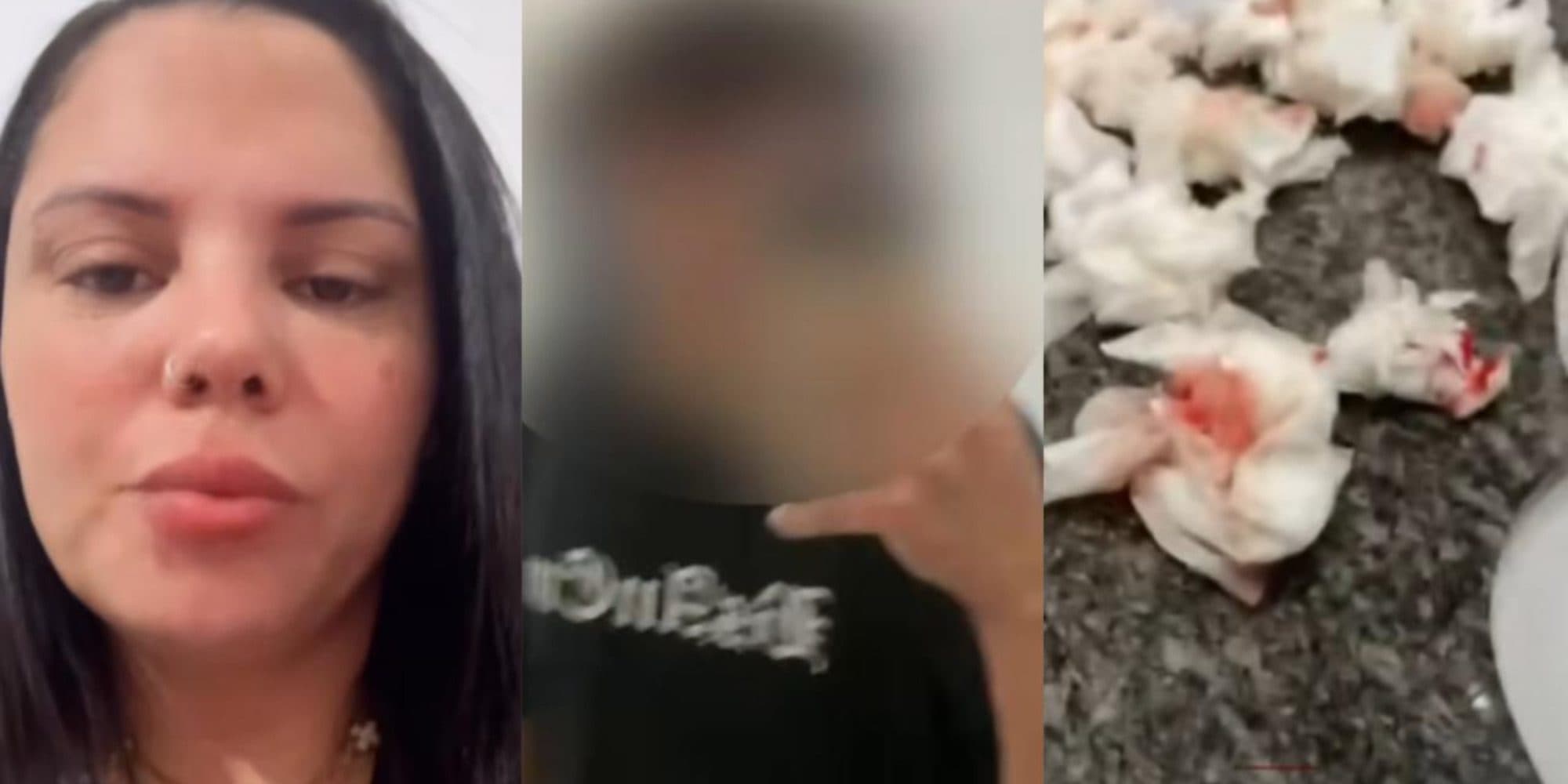 Mãe se revolta após filho ser espancado por cinco alunos até ter o nariz quebrado em escola de Itajaí
