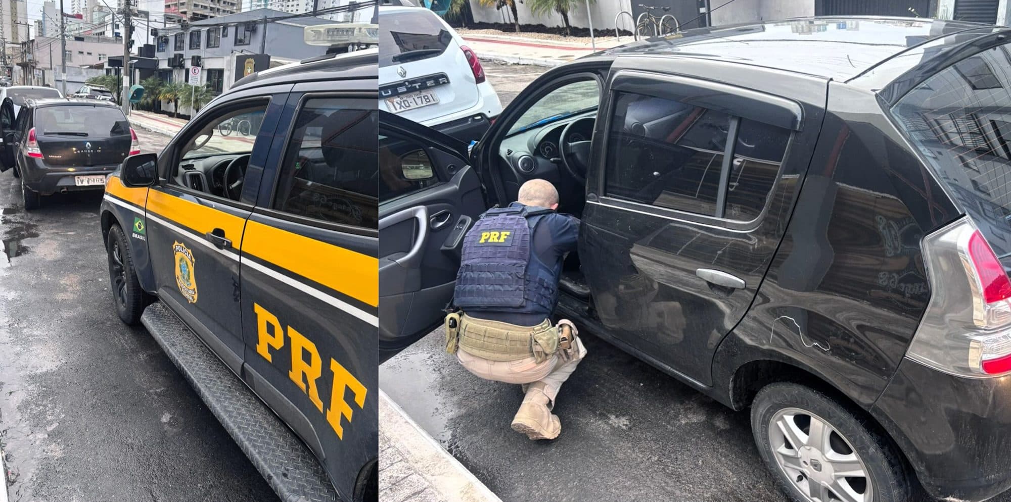 Flagrado com carro furtado na BR-101, homem de 42 anos é preso em Balneário Camboriú