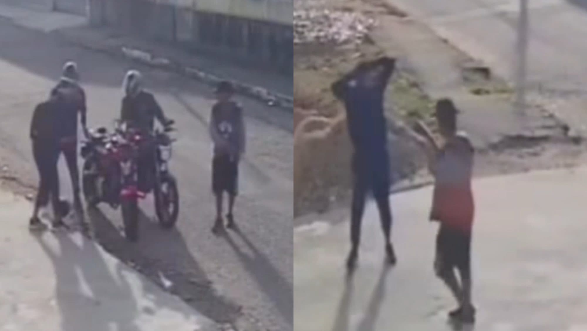 Criminosos armados em moto aterrorizam moradores em SC