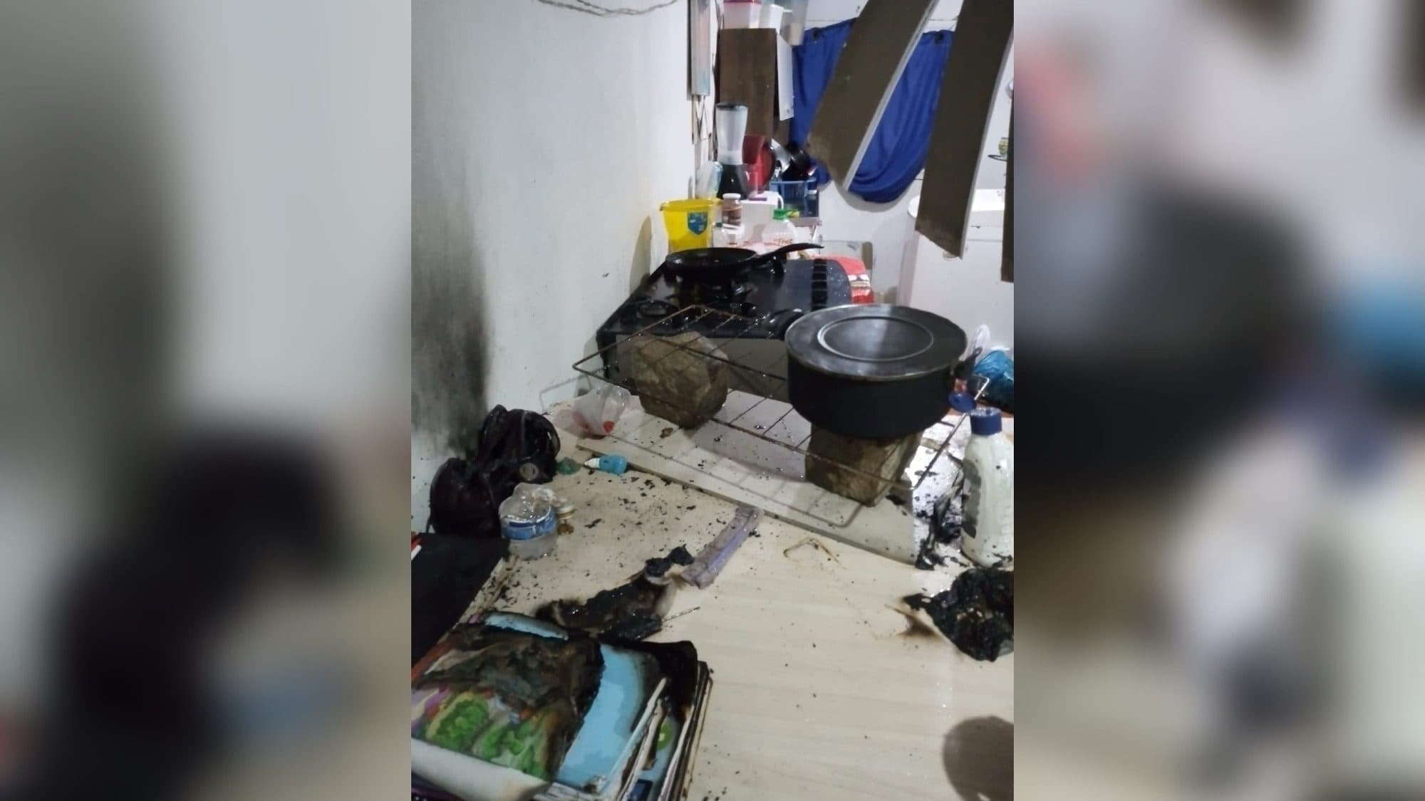 Homem sofre queimaduras graves após explosão com álcool em residência de Camboriú