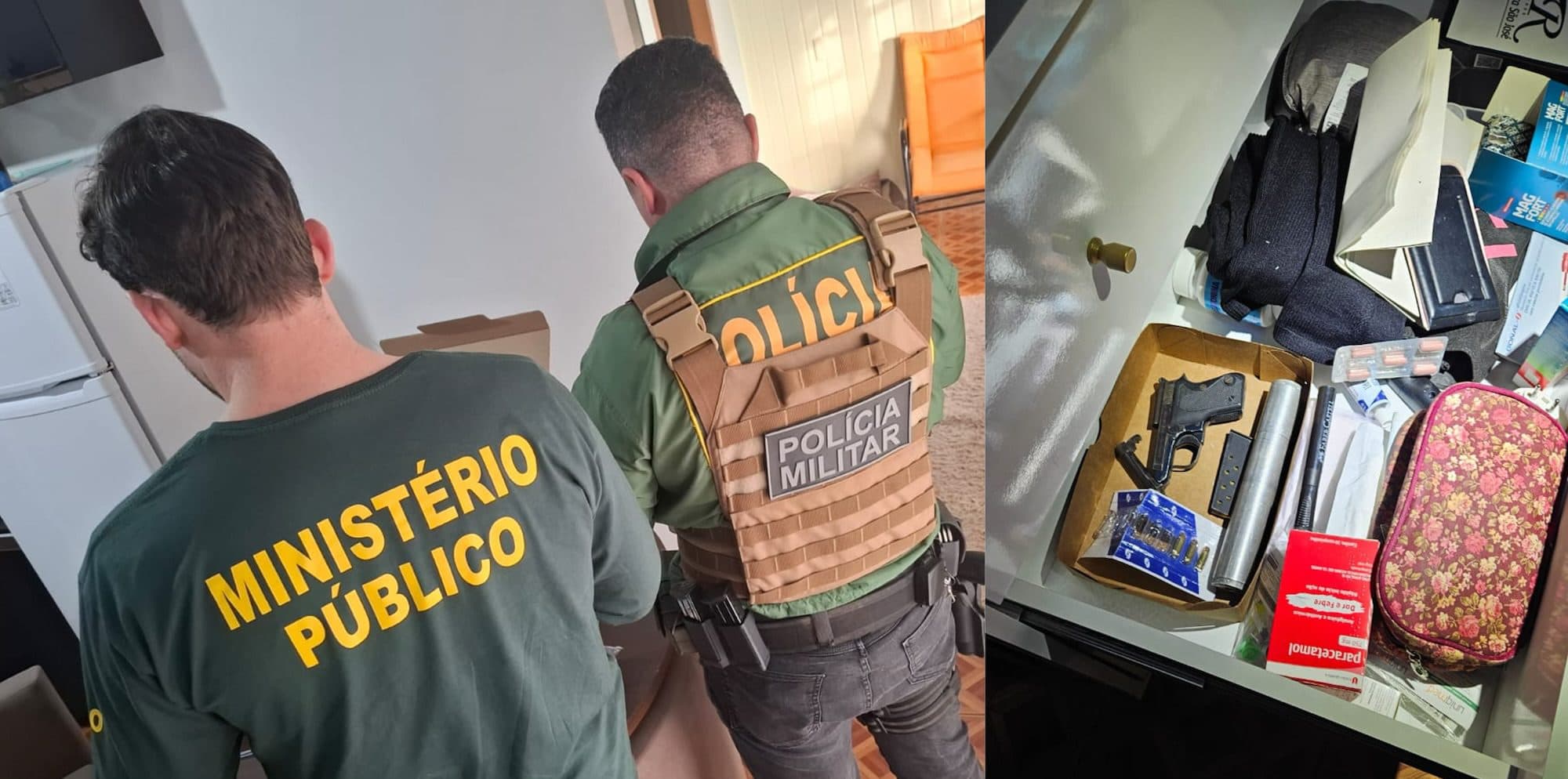 GAECO encontra armas e prende suspeitos em operação contra fraude em concurso público em SC