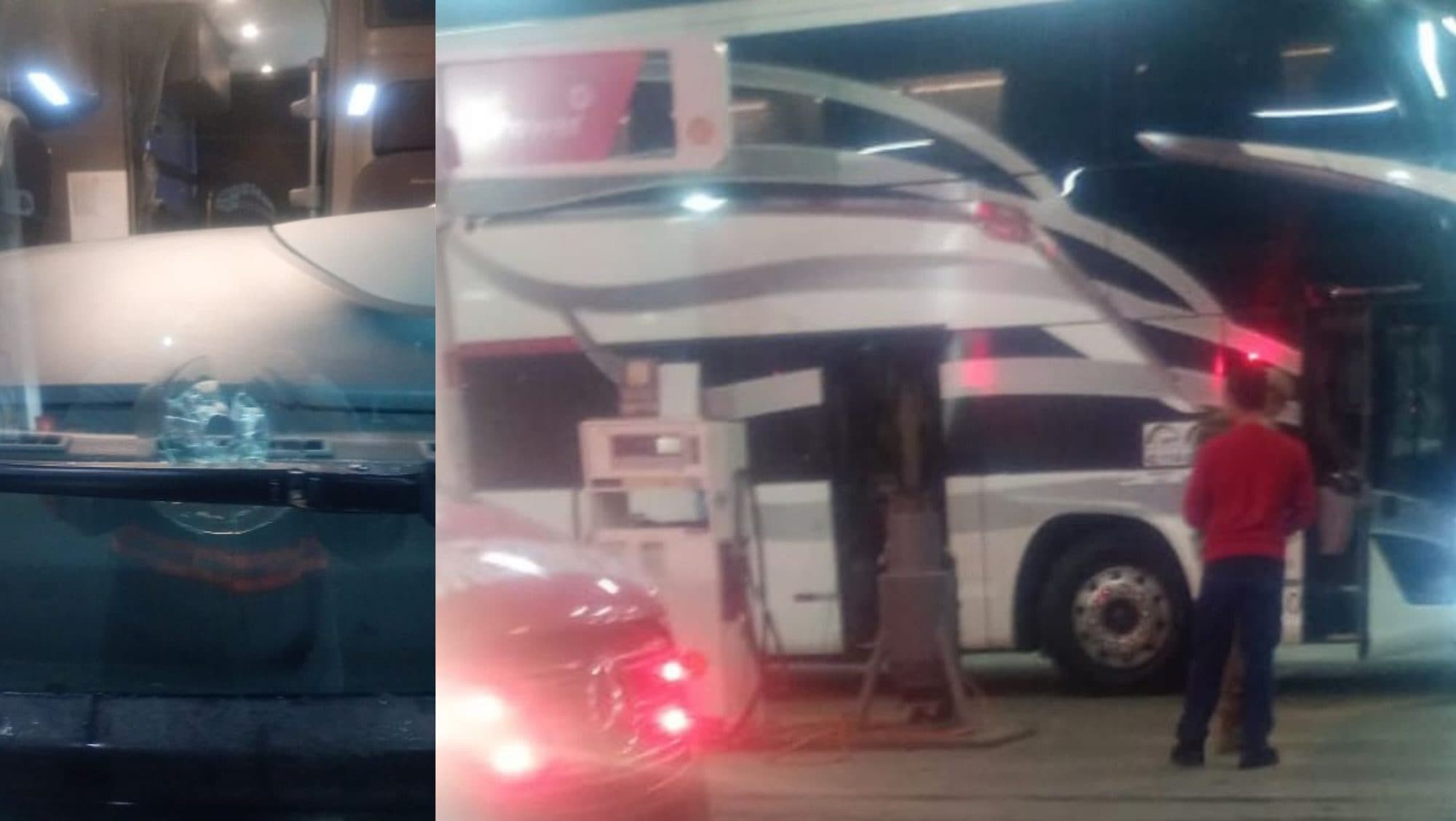 Ônibus é alvo de tentativa de assalto com pedras na BR-470 em Pouso Redondo