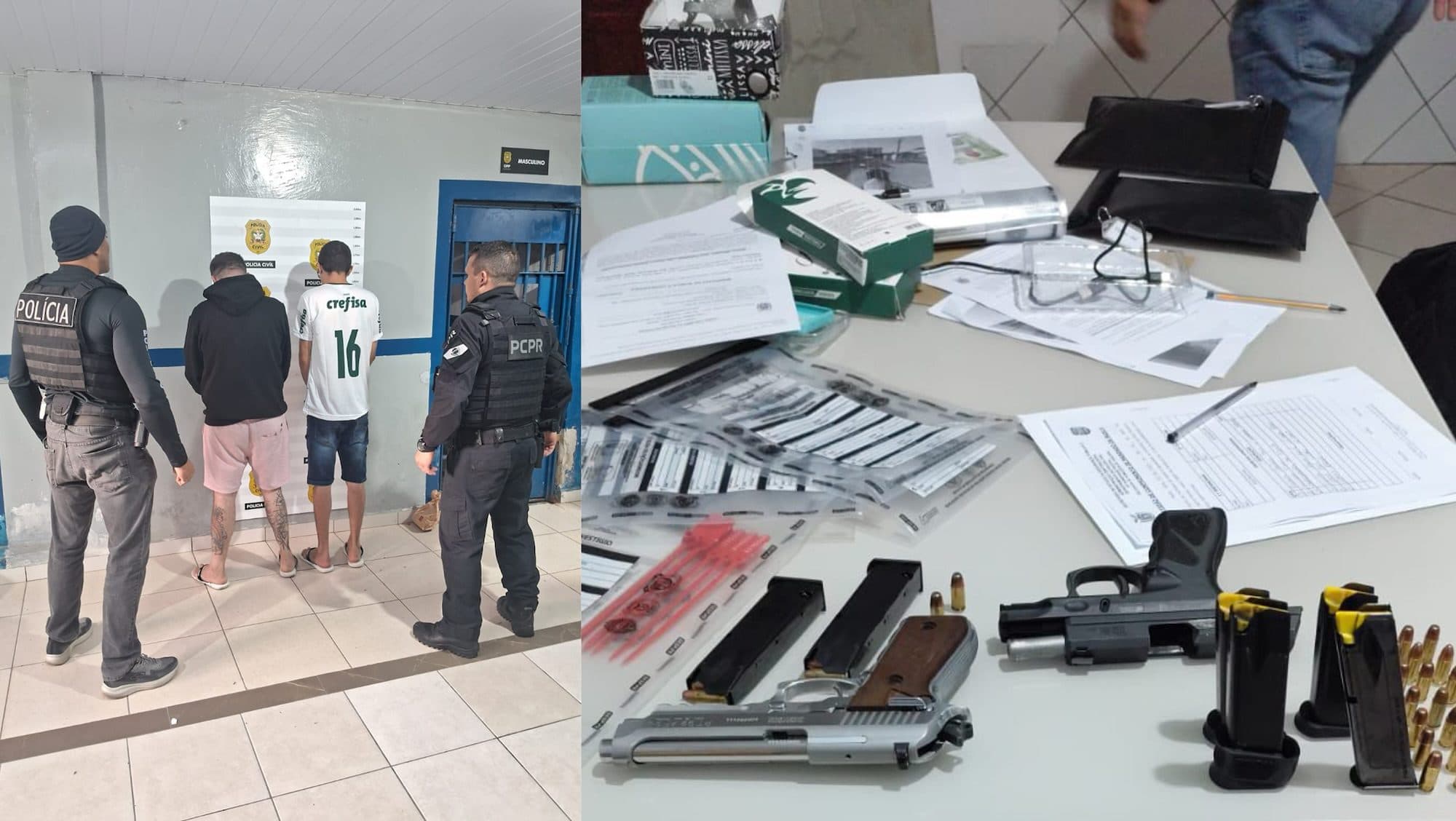 Polícia captura em Camboriú dupla ligada a crimes de execução e tráfico no Paraná
