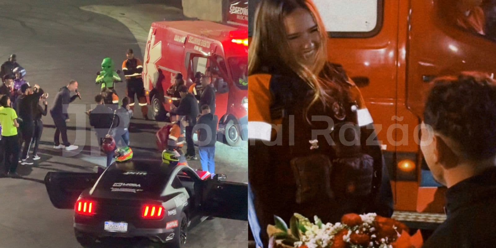 Socorrista é surpreendida com pedido de namoro ao atender “grave acidente” em Balneário Camboriú
