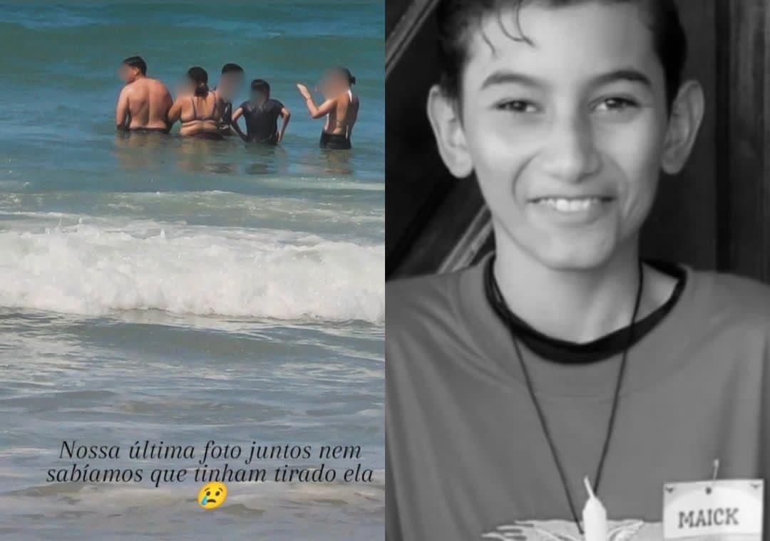 “Nossa última foto juntos”: adolescente morre afogado em praia de Governador Celso Ramos