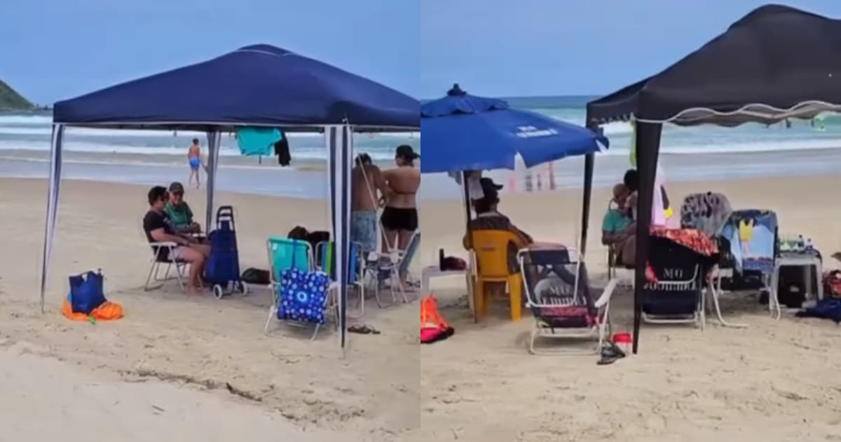 Vereadores de Itapema querem proibir tendas e barracas na faixa de areia das praias