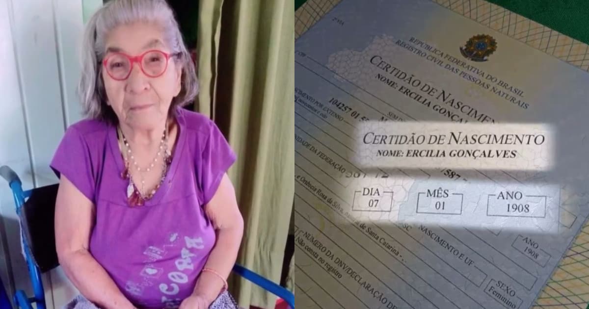Aos 117 anos, Dona Ercília parte e deixa legado de gerações em SC: “foi feliz até o último instante”