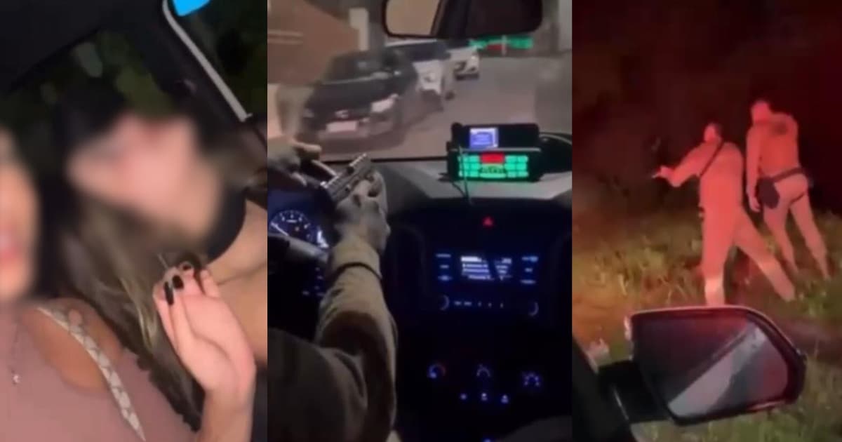 Jovem explica vídeo em viatura com PMs em Florianópolis: “sofremos tentativa de assalto”