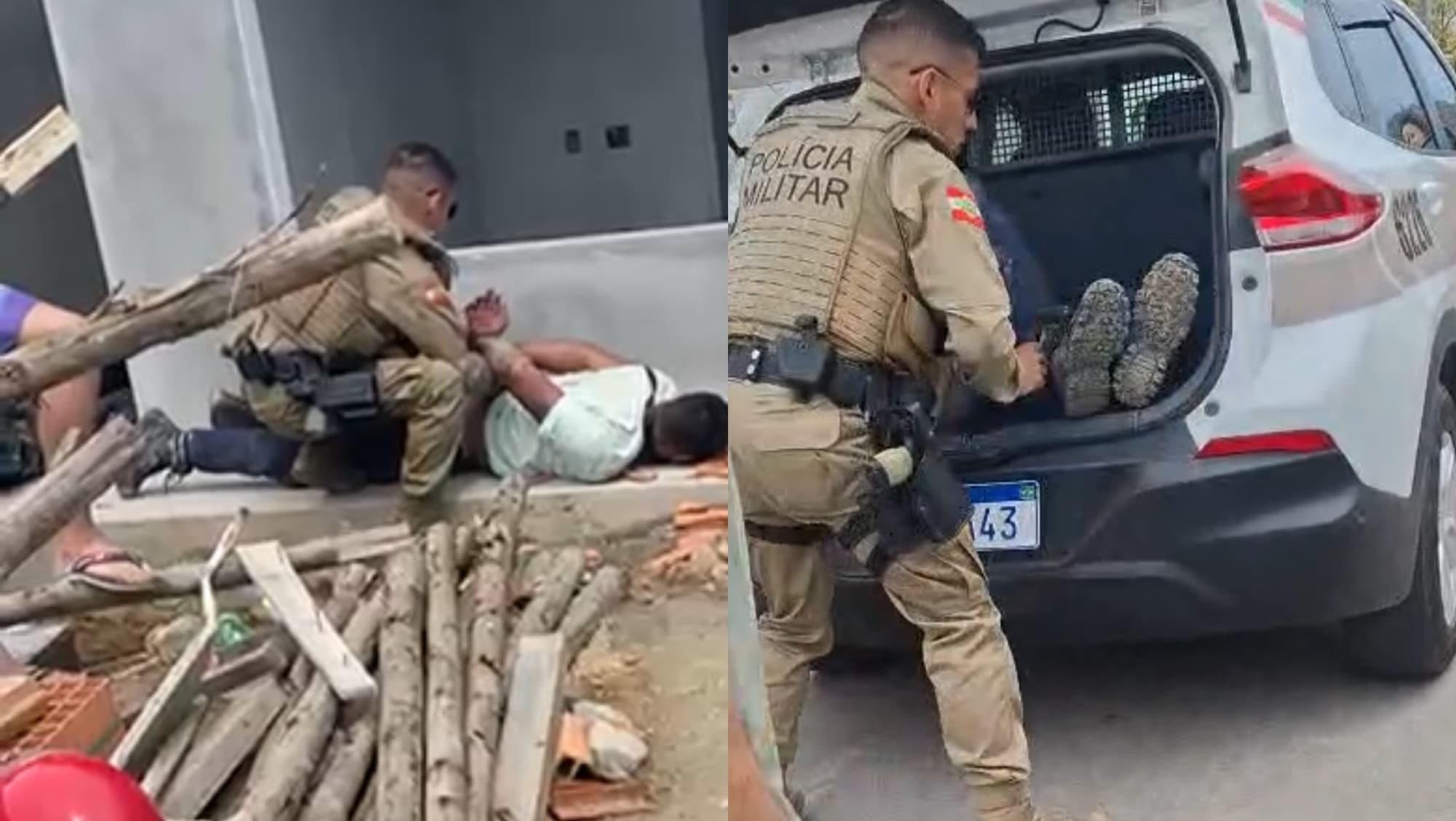 Homem é espancado por moradores após agarrar criança em São José