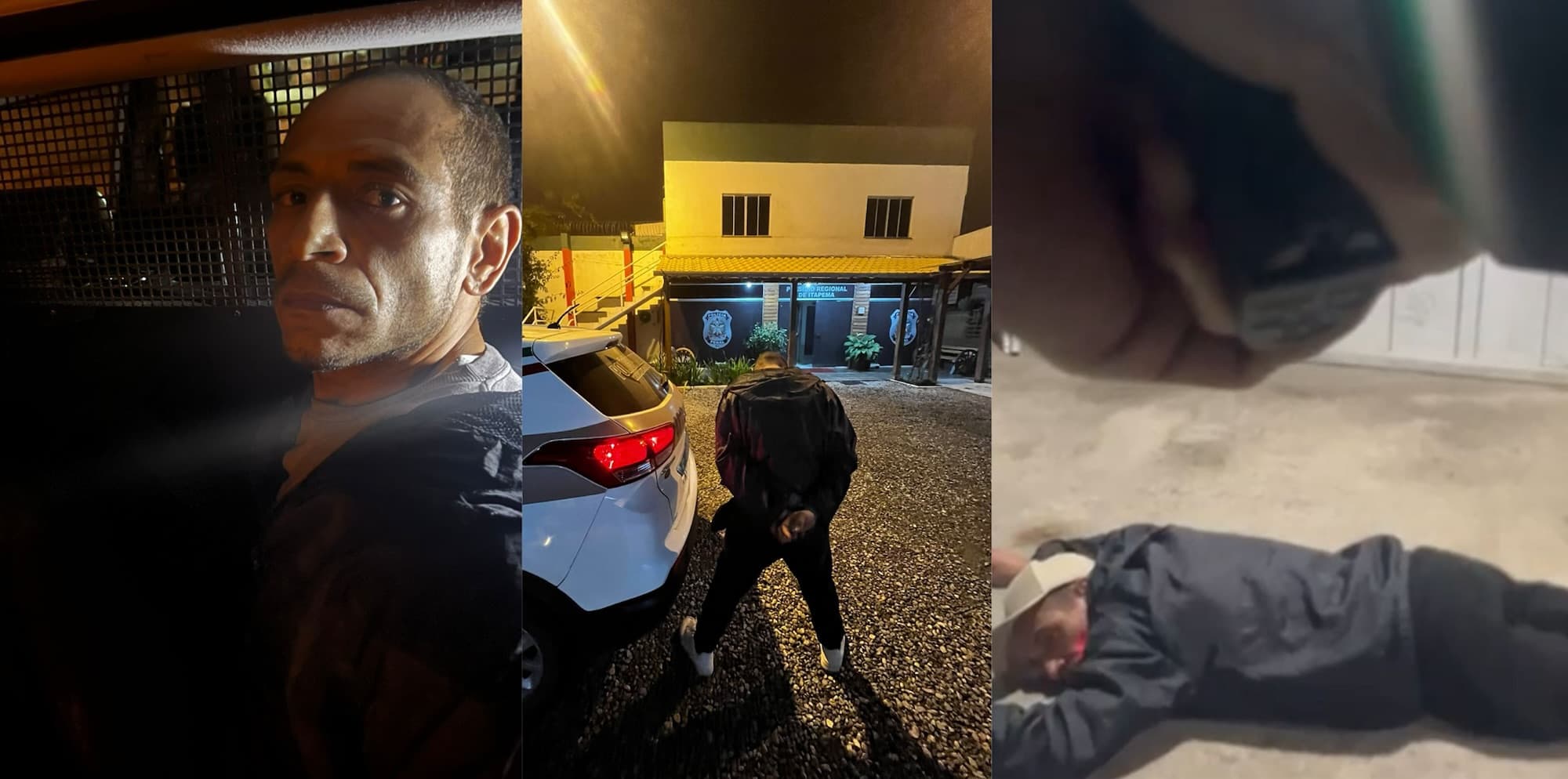 Assaltante do RS tenta fugir da PMSC, mas é preso em Itapema: “fica de boa e não altera”