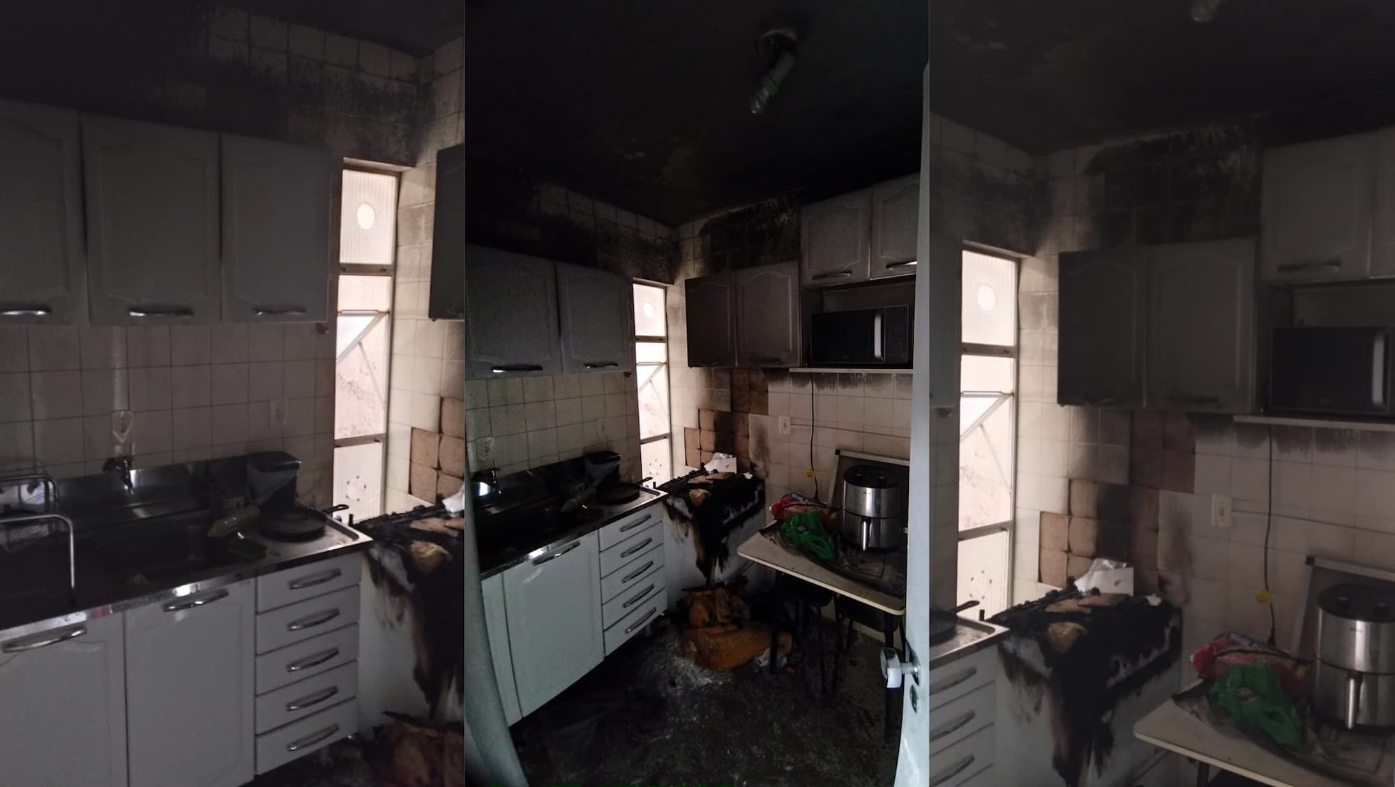 Fogo em apartamento assusta moradores e mobiliza bombeiros em Florianópolis