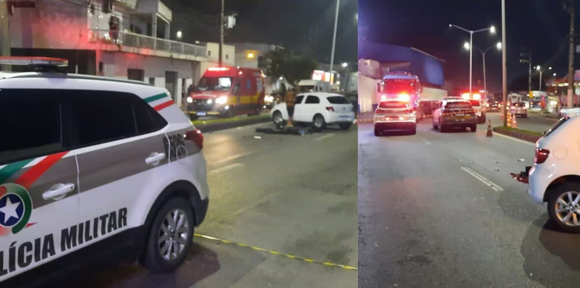 Motociclista morre ao ser atingido por carreta após colisão em Itajaí