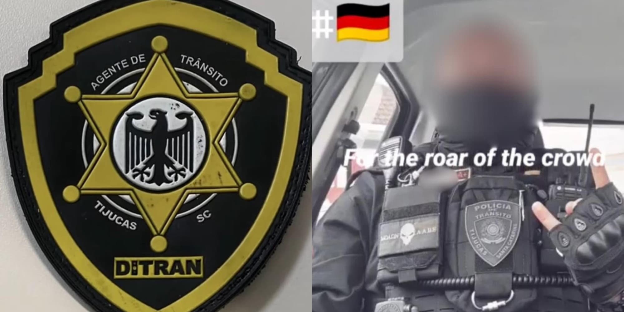“Fã do Hitler”: agente de trânsito alvo de operação em Tijucas tinha até distintivo com símbolo nazista