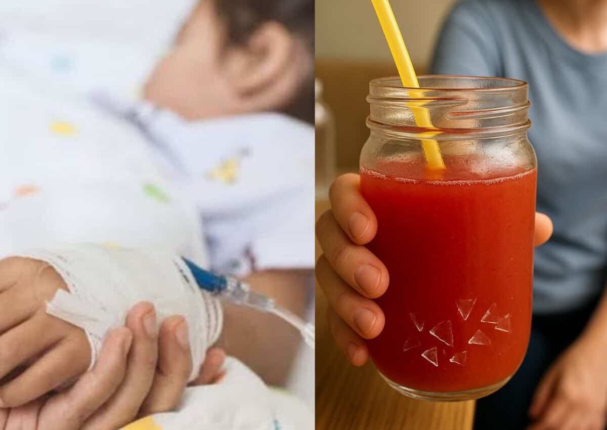 Menina de 3 anos é internada após beber suco com cacos de vidro em pizzaria de SC