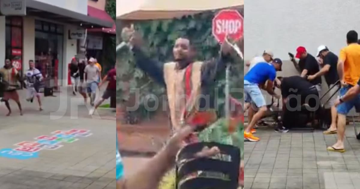 URGENTE: Homem armado com facas invade Outlet em Porto Belo e provoca pânico