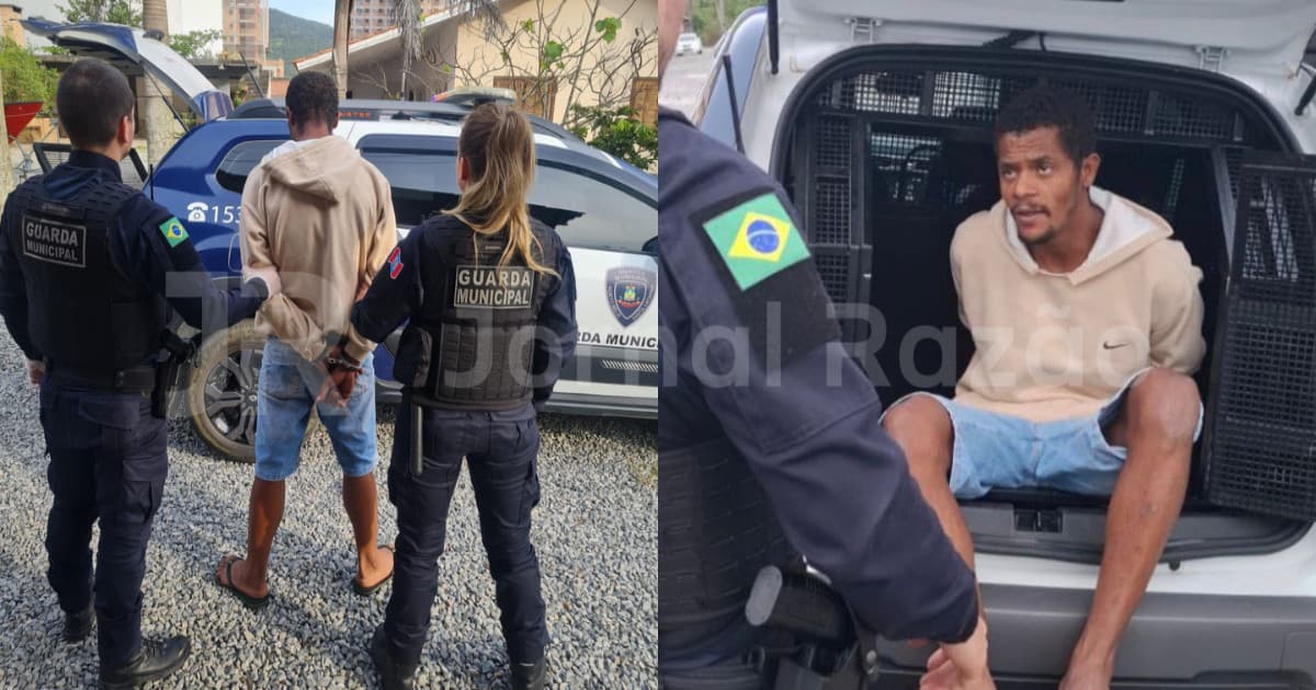 Traficante da Bahia é preso pela GM em Porto Belo: “não adianta descer pra SC”