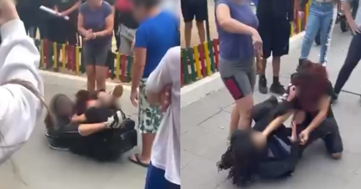 Aluna é agredida por colega em escola de SC; pais acusam adultos de incentivar a briga