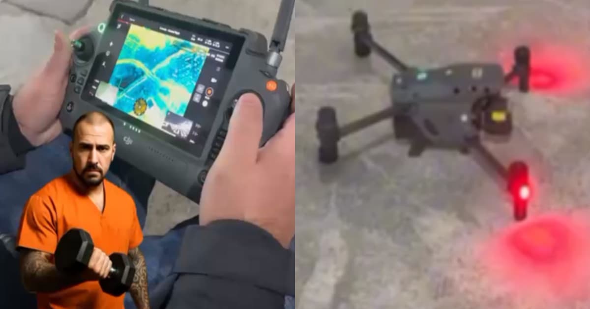 Presidiários queriam tomar whey e creatina em SC, mas Drone da Polícia Penal intercepta entrega