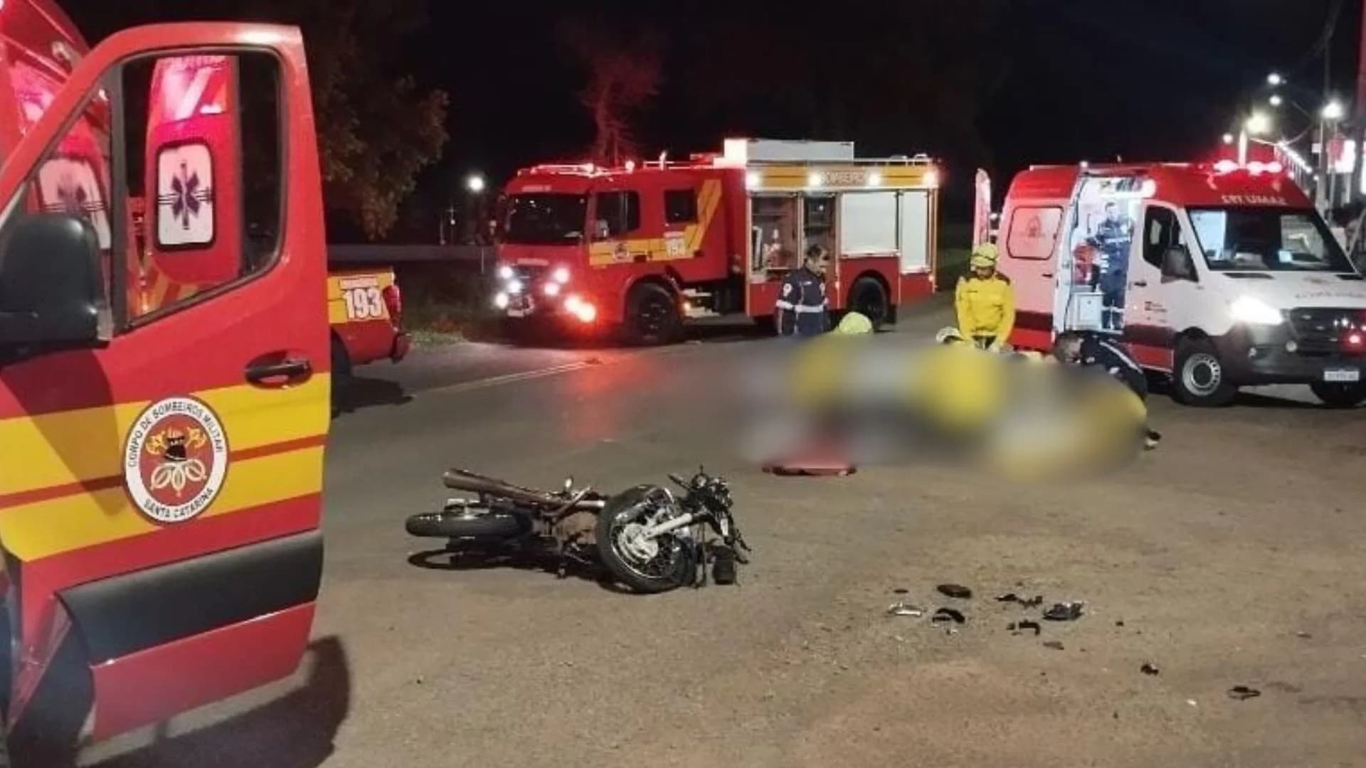 Jovem sofre traumatismo craniano após colisão violenta na BR-282