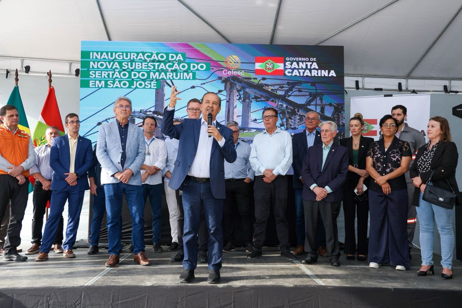 Governo de Santa Catarina inaugura nova subestação em São José