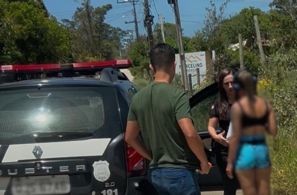 Mulher que fugiu da Bahia para SC é capturada na Praia do Rosa em Imbituba