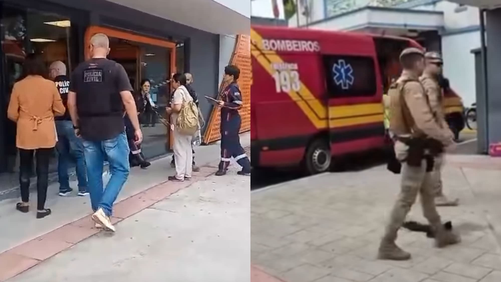 URGENTE: Vigilante morre com tiro na cabeça dentro de banco em Navegantes