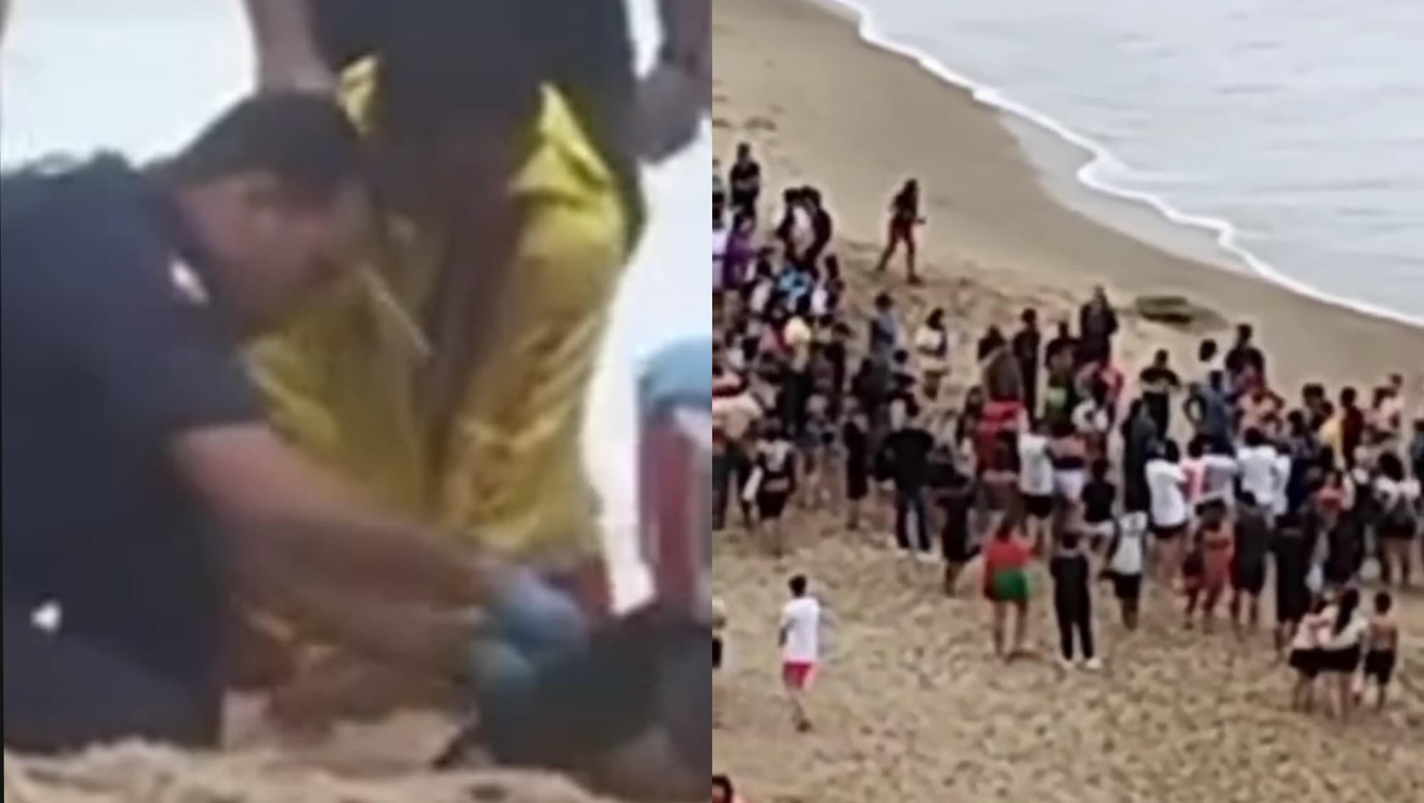 Homem se afoga em praia de SC e volta a respirar após 40 minutos de reanimação