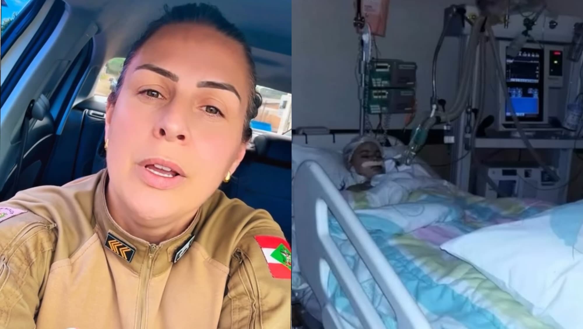 Policial de SC que perdeu a filha para o câncer emociona com mensagem de fé e amor