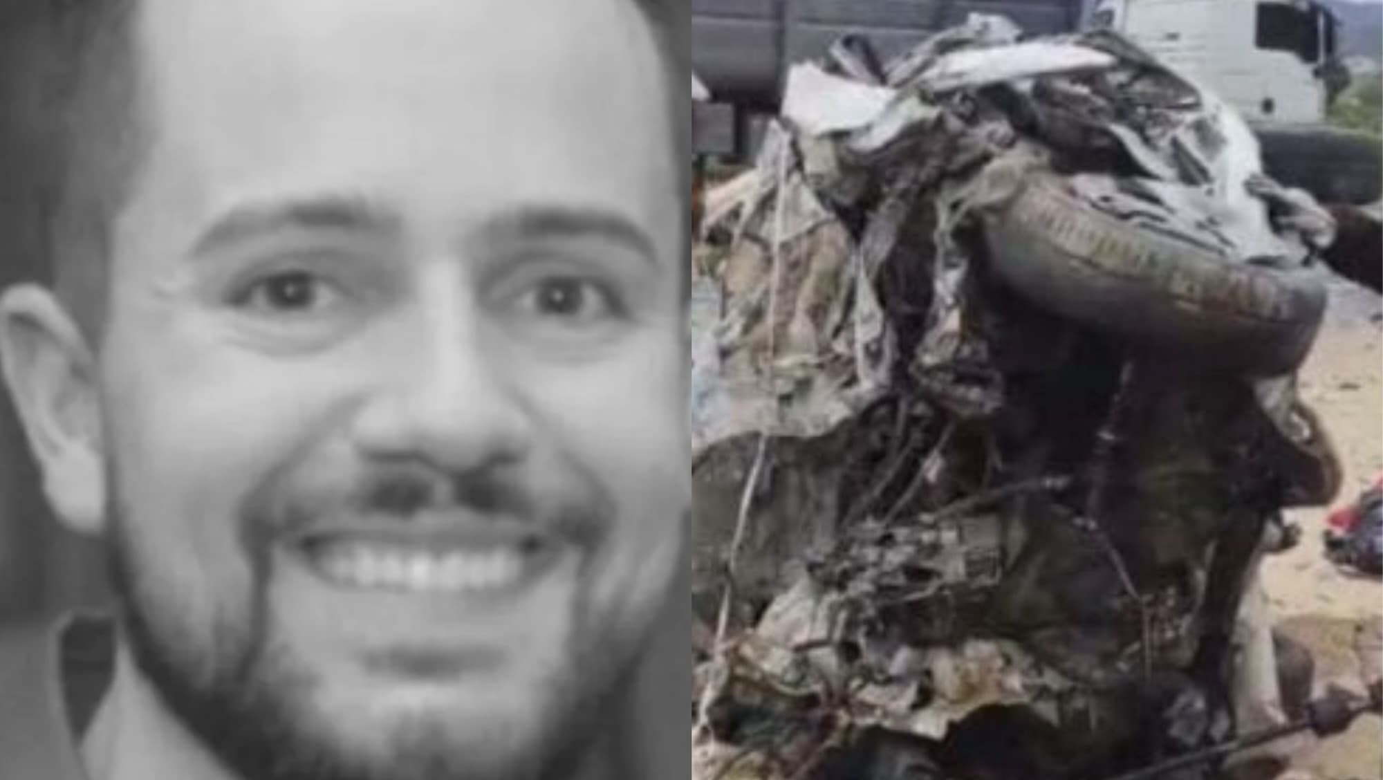 Identificado motorista morto em grave acidente entre carro e carreta na BR-470