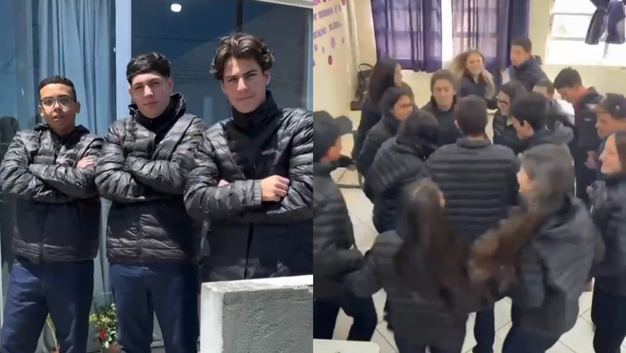 Estudantes catarinenses dão exemplo de gratidão por novos uniformes dados pelo governo