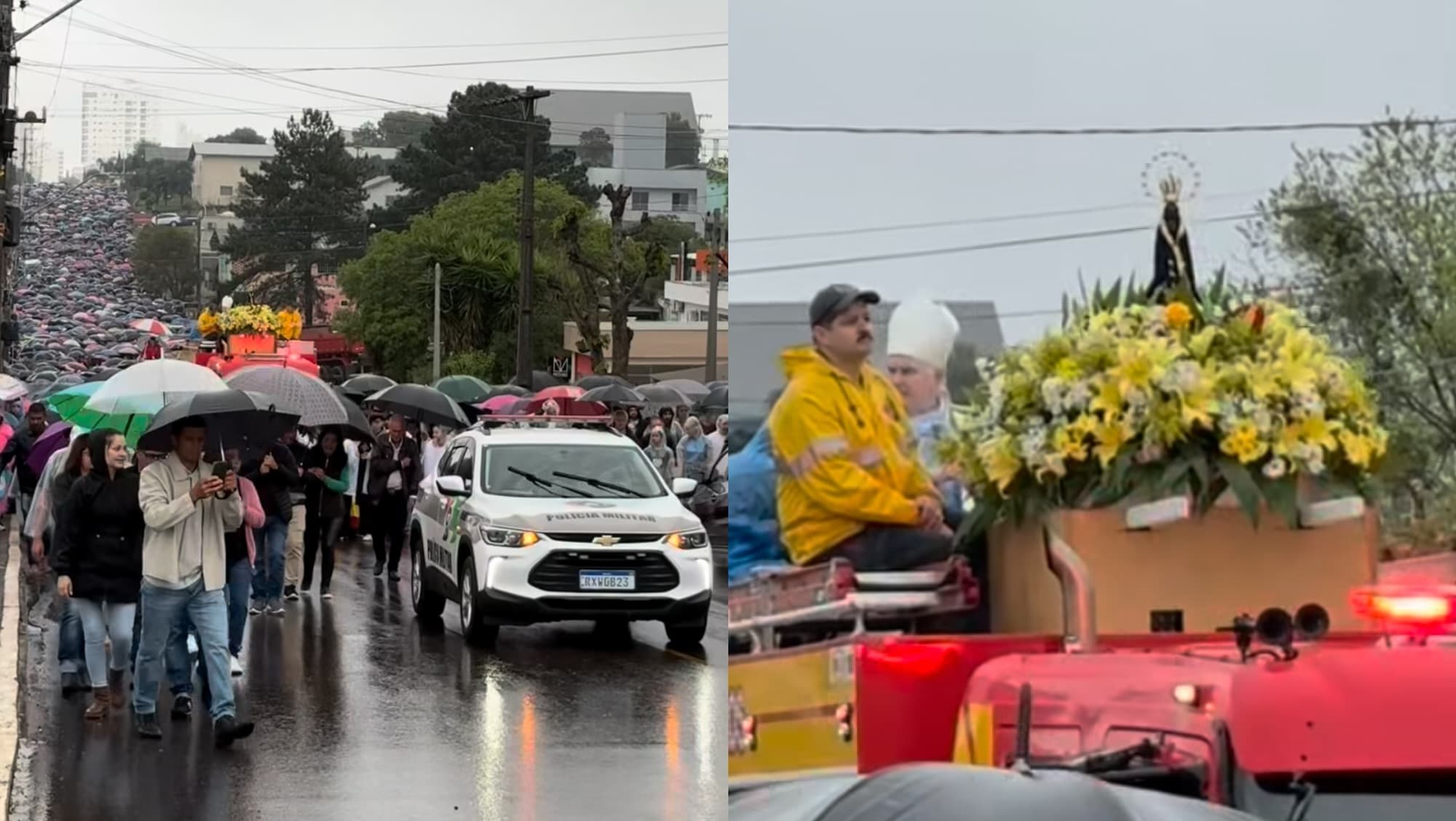 Romaria de Nossa Senhora Aparecida reúne multidão em SC