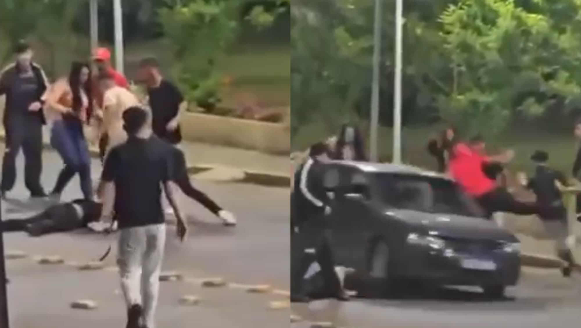 Homem é agredido com chutes na cabeça e atropelado por carro enquanto estava desacordado em SC