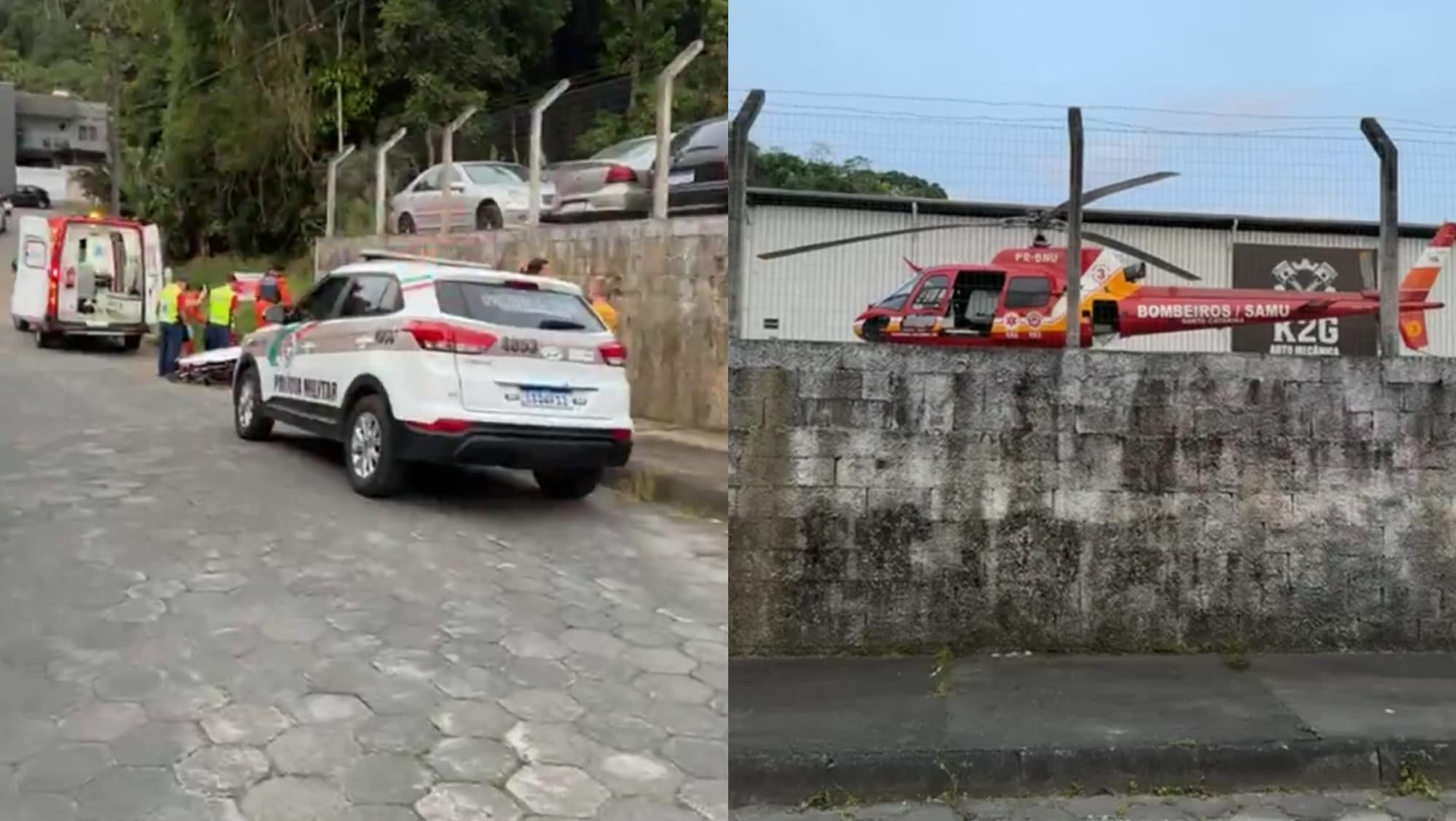 Padrasto esfaqueia enteado após discussão durante jogo de baralho em Blumenau