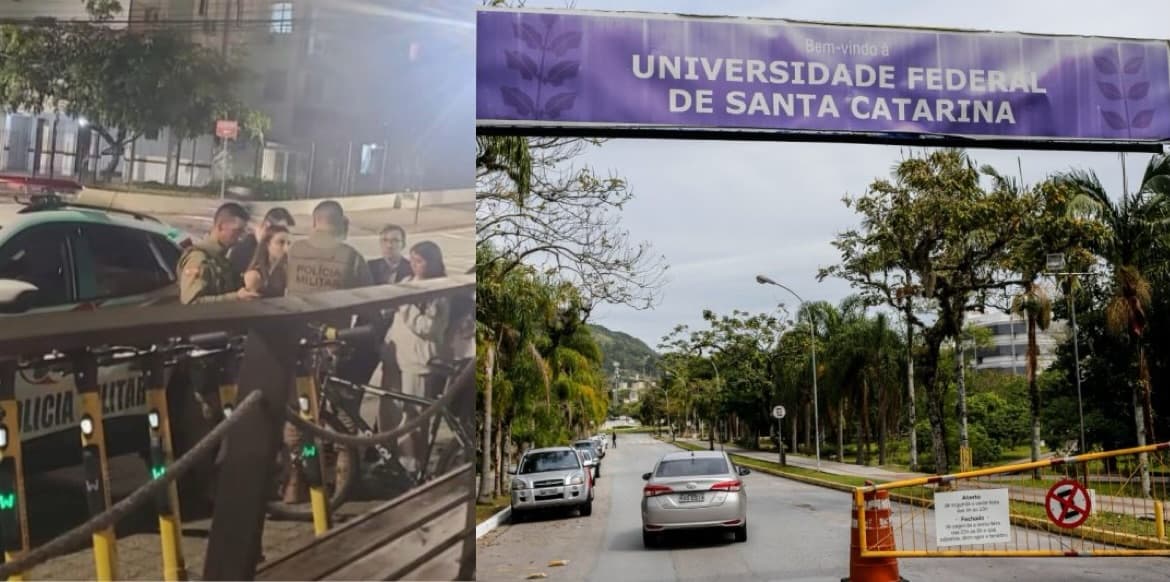 “Vai morrer, vagabunda”: enquanto UFSC ataca a PMSC, bandidos armados assaltam estudantes