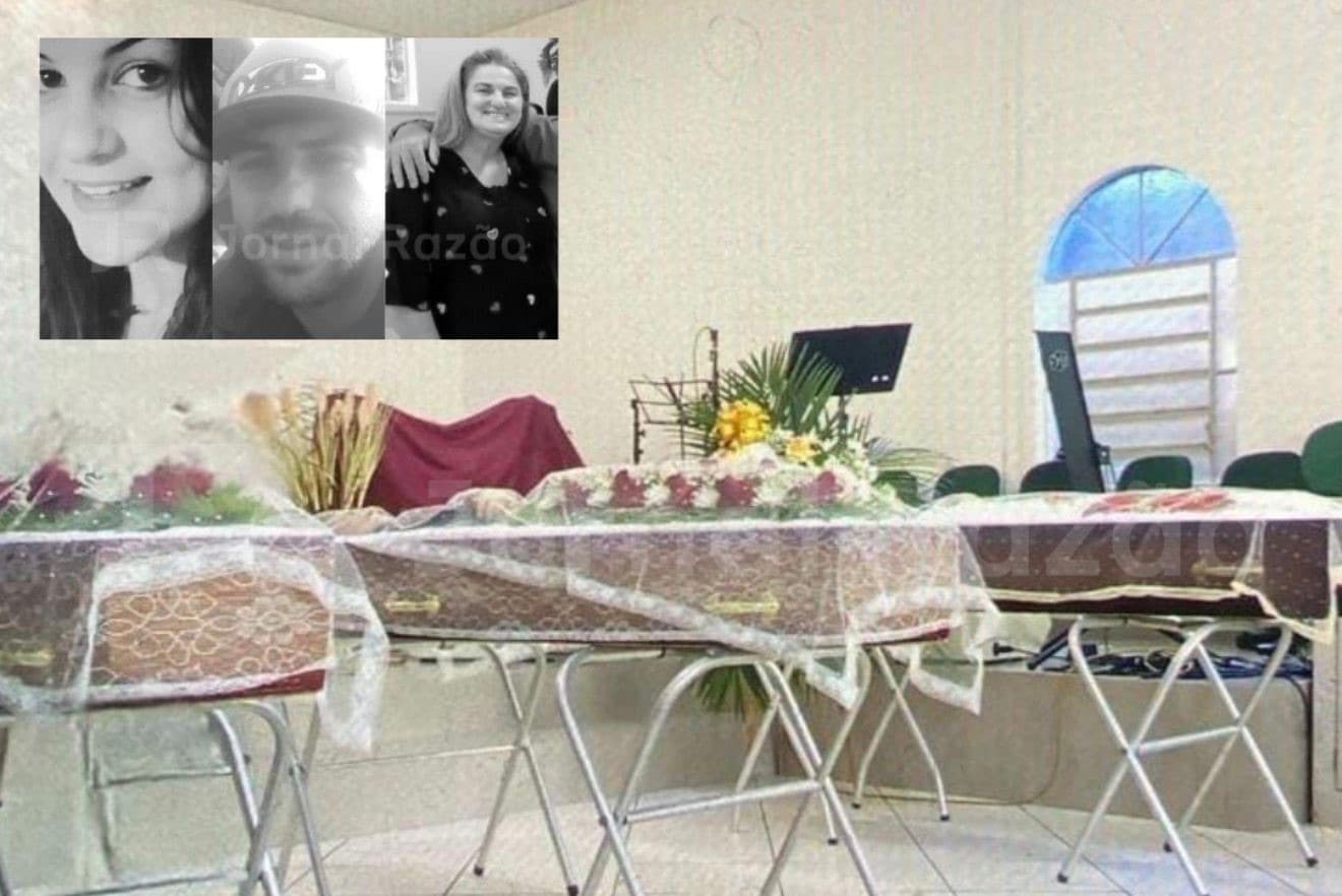 “Do jeito que Jesus ensinou”: mãe e irmã são veladas em SC ao lado do filho que as matou