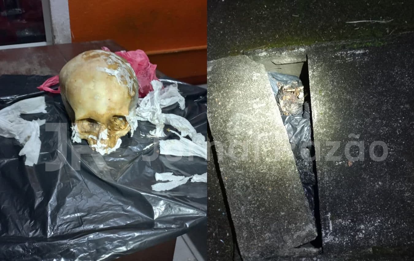 Magia negra na Grande Florianópolis: PMSC prende homem que faria ritual com crânio humano