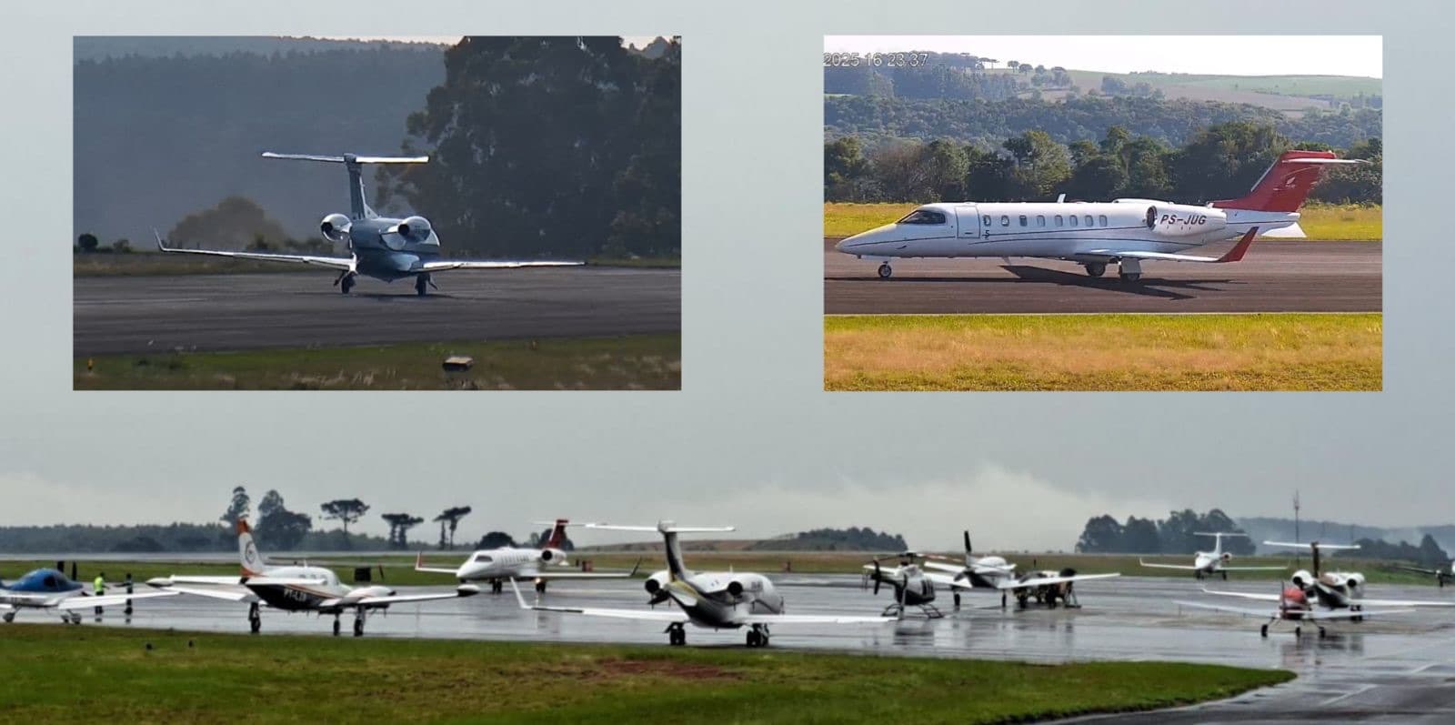 Aeroporto de SC tem “congestionamento de jatinhos” em feira bilionária de transporte