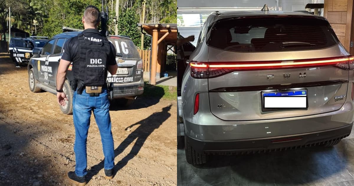 Polícia Civil prende dupla em Nova Trento acusada de usar bordéis para lavar dinheiro.