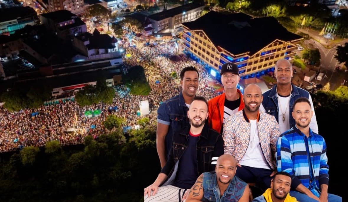 Blumenau terá queima de fogos e show da Turma do Pagode no Réveillon 2026