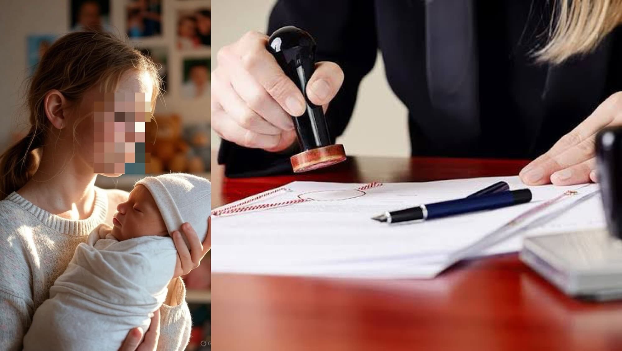 Menina de 13 anos registra bebê em cartório de SC e MP faz descoberta terrível