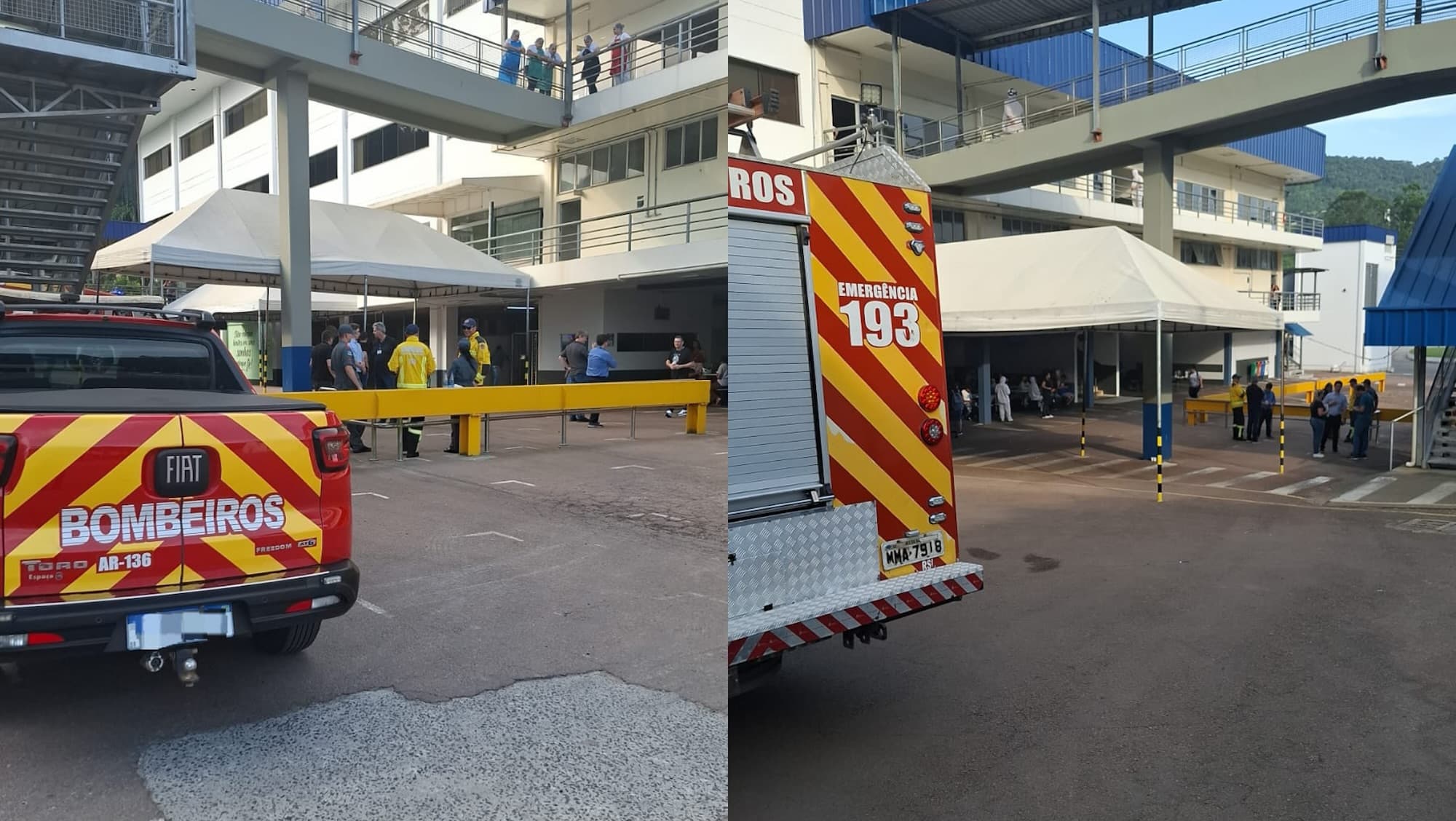 Bombeiros detalham vazamento de amônia que intoxicou 12 funcionários em SC