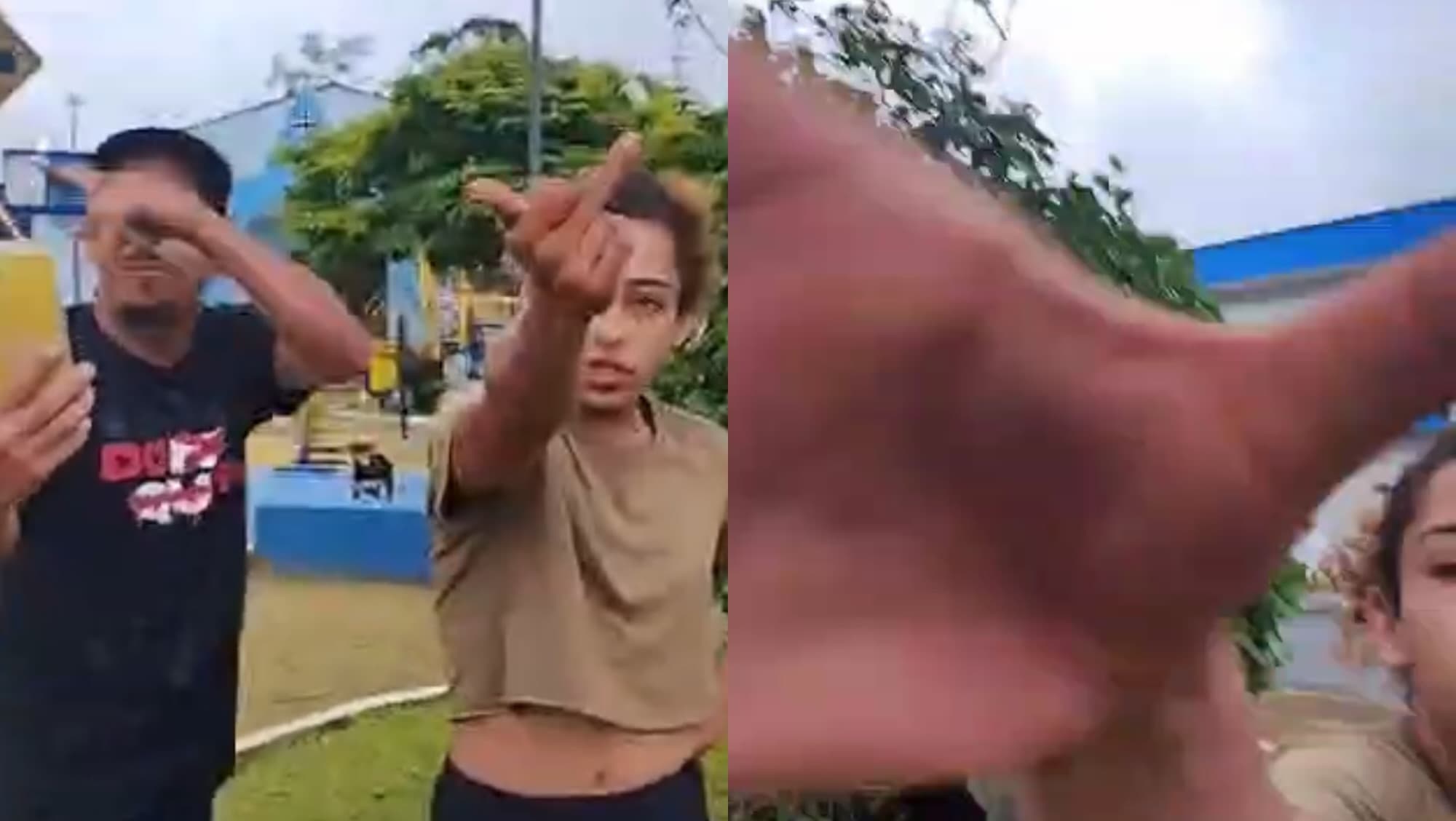 VÍDEO – Moradores de rua atacam mulher em Itajaí: “arrancou meu cabelo”