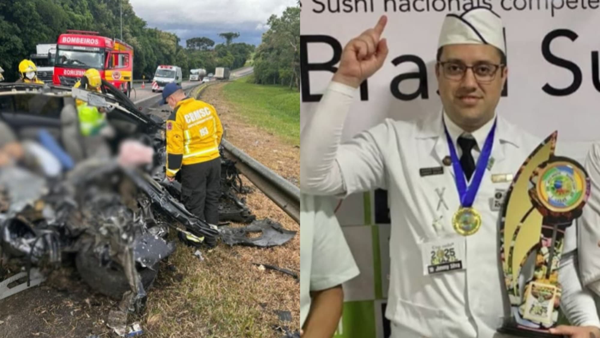Empresário morre em colisão frontal entre carro e caminhão na BR-116