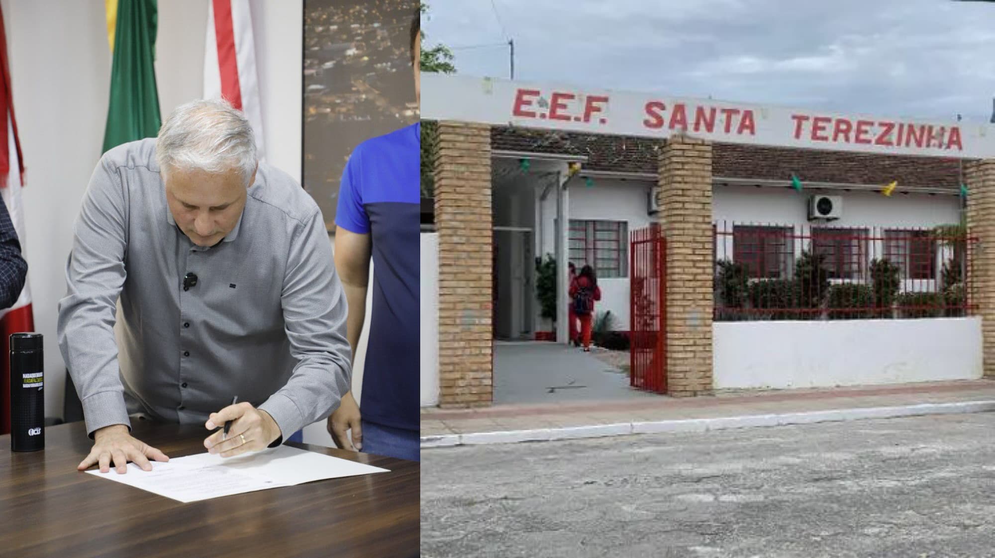 Tijucas investe mais de R$ 2 milhões para ampliar a Escola Santa Terezinha