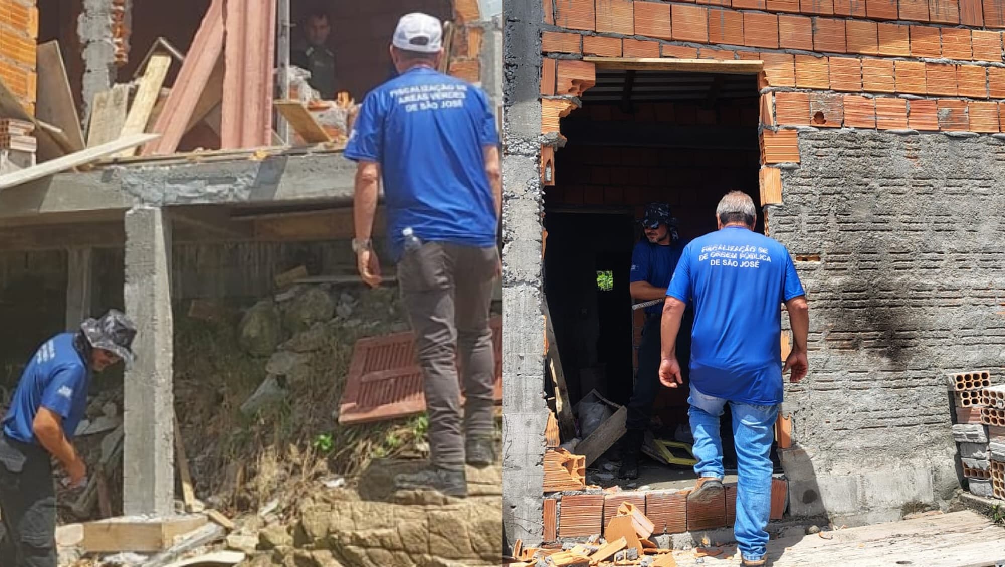 “Queria morar à beira-mar”: construção irregular é demolida em São José