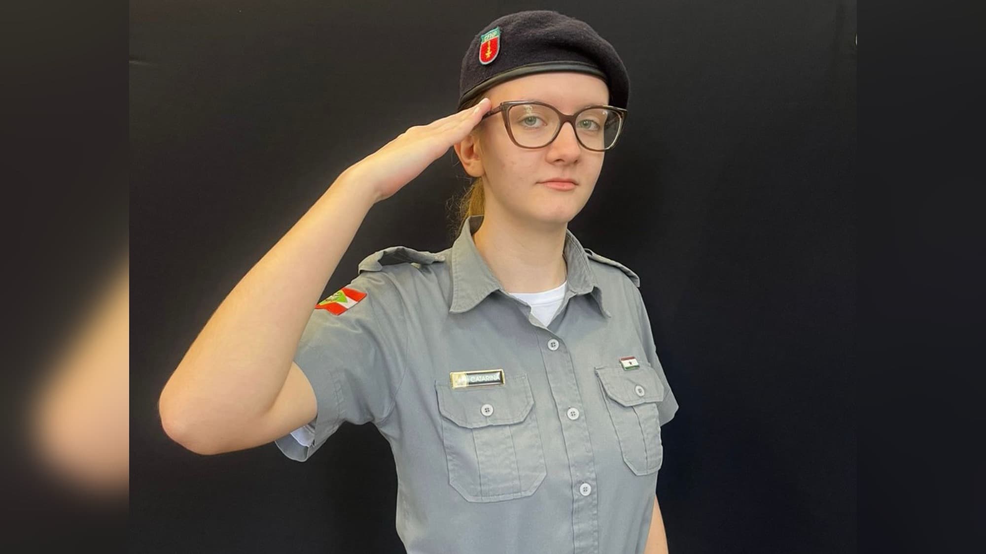 Estudante de colégio militar fica em 1º lugar no concurso de redação em SC