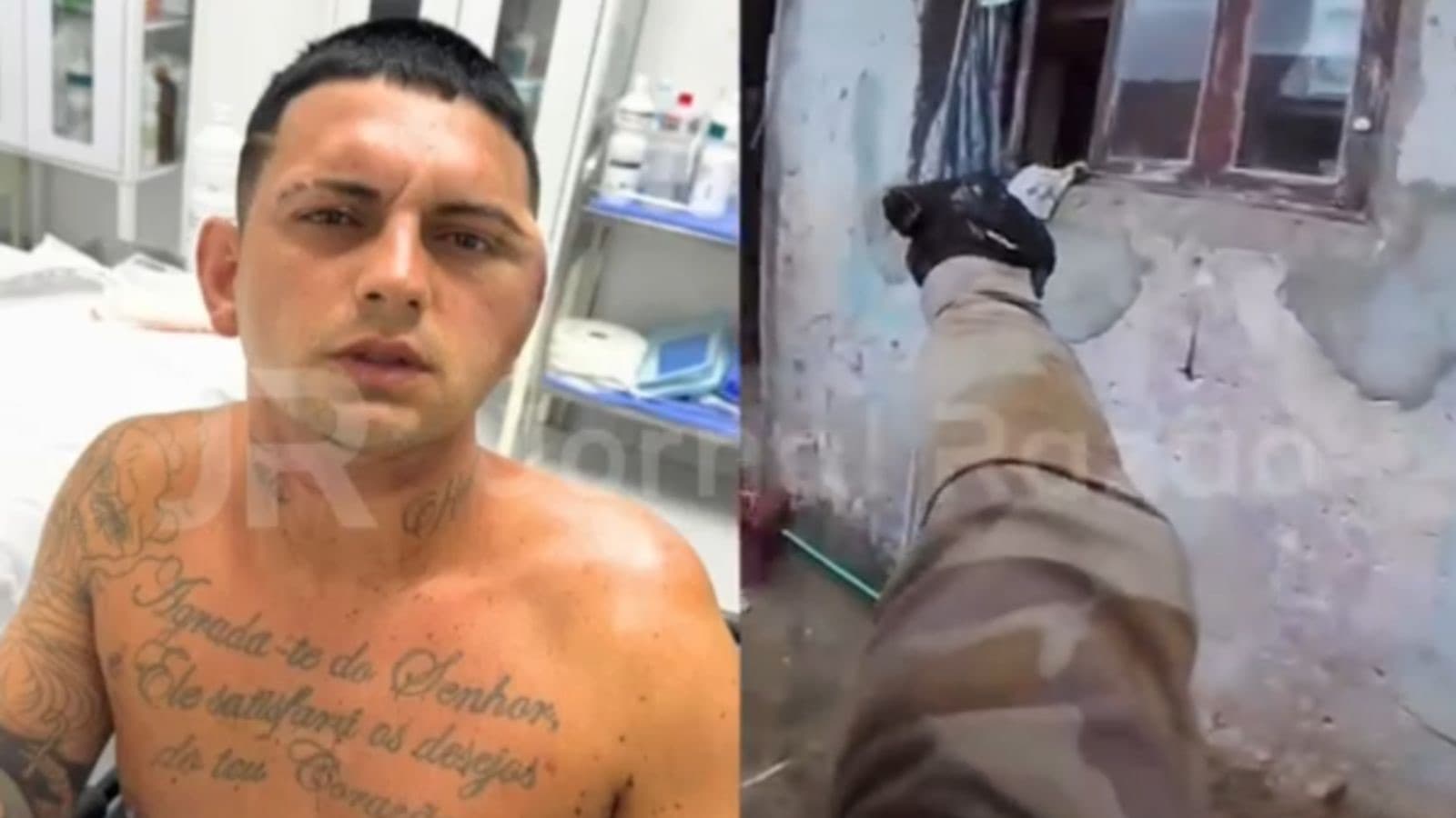 PMSC é atacada com fogos de artifício e reage com tiro de bala de borracha “na cara”