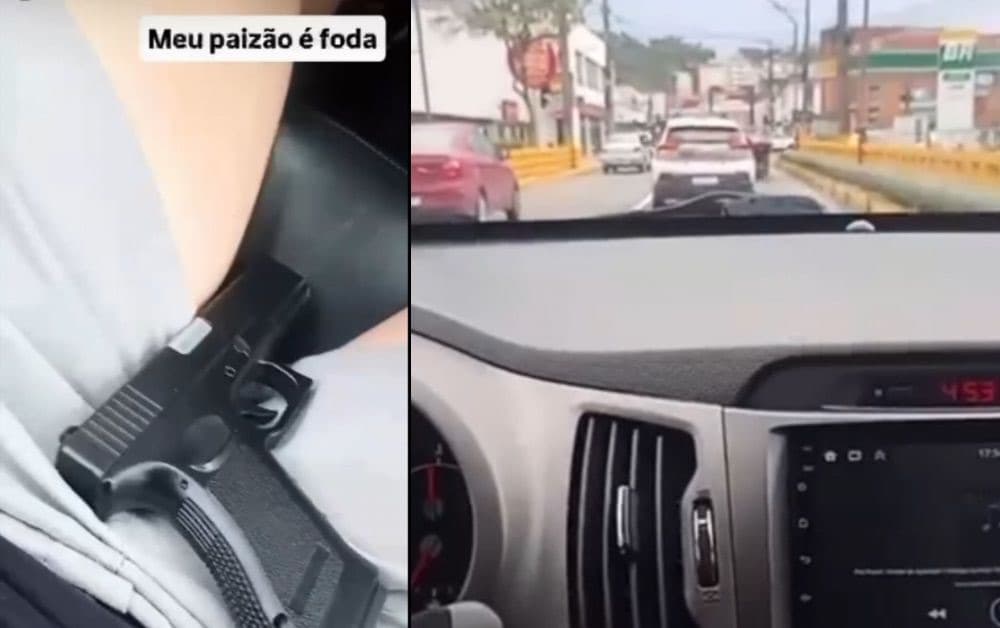 “Sou fã da PMSC”: homem pede desculpas após mostrar pistola e debochar em vídeo