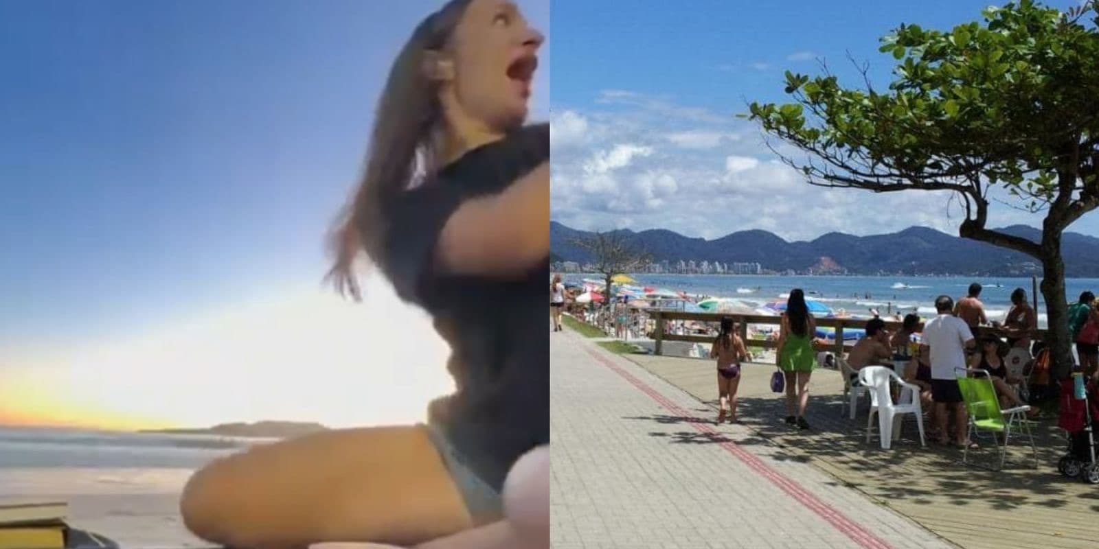 Tentativa de ataque na orla de Itapema termina com fuga após reação firme da vítima